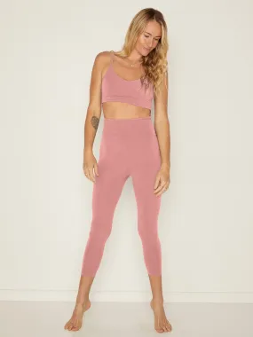 Bamboo 3/4 Tights 2.0 - Pink Clay