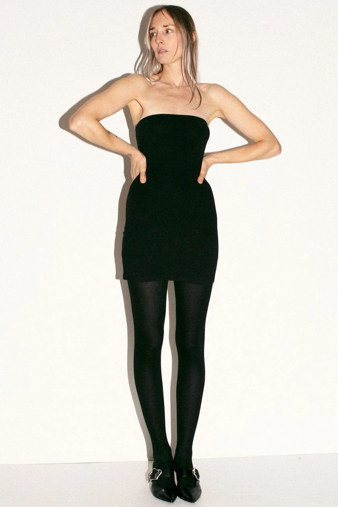 Black  Mini Convertible Tube Dress