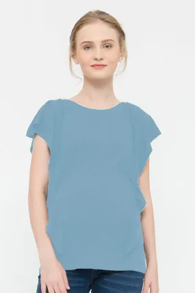Colene Ruffled Sleeve Top Perry