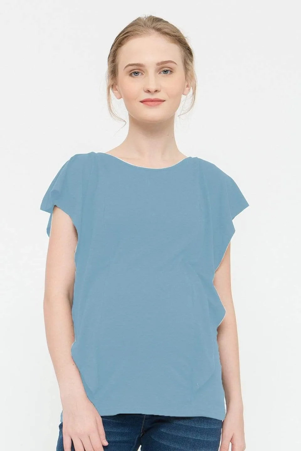 Colene Ruffled Sleeve Top Perry