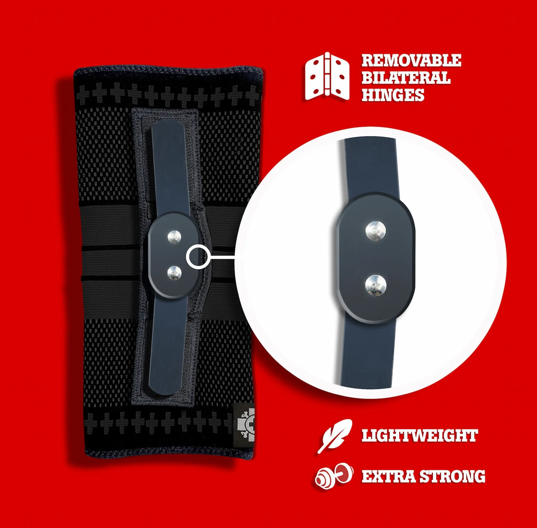 Compression Knee Sleeve with Hinges