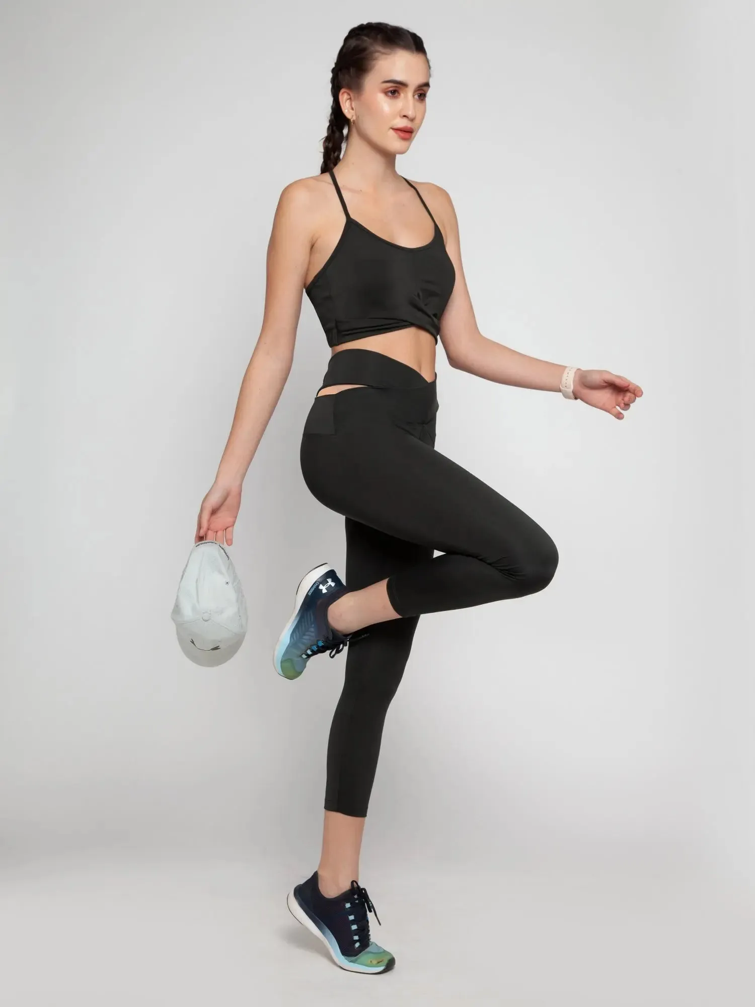 Eden Green Twist Sports Bra