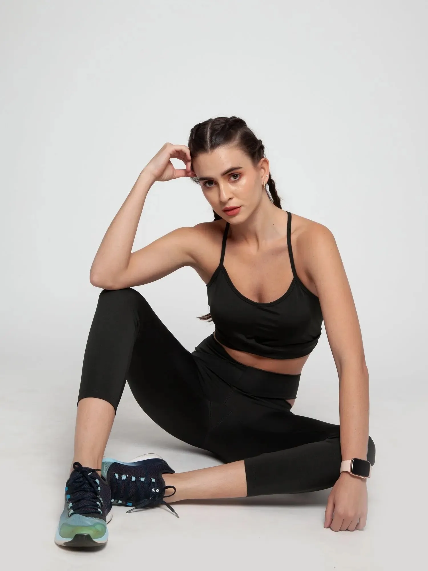 Eden Green Twist Sports Bra