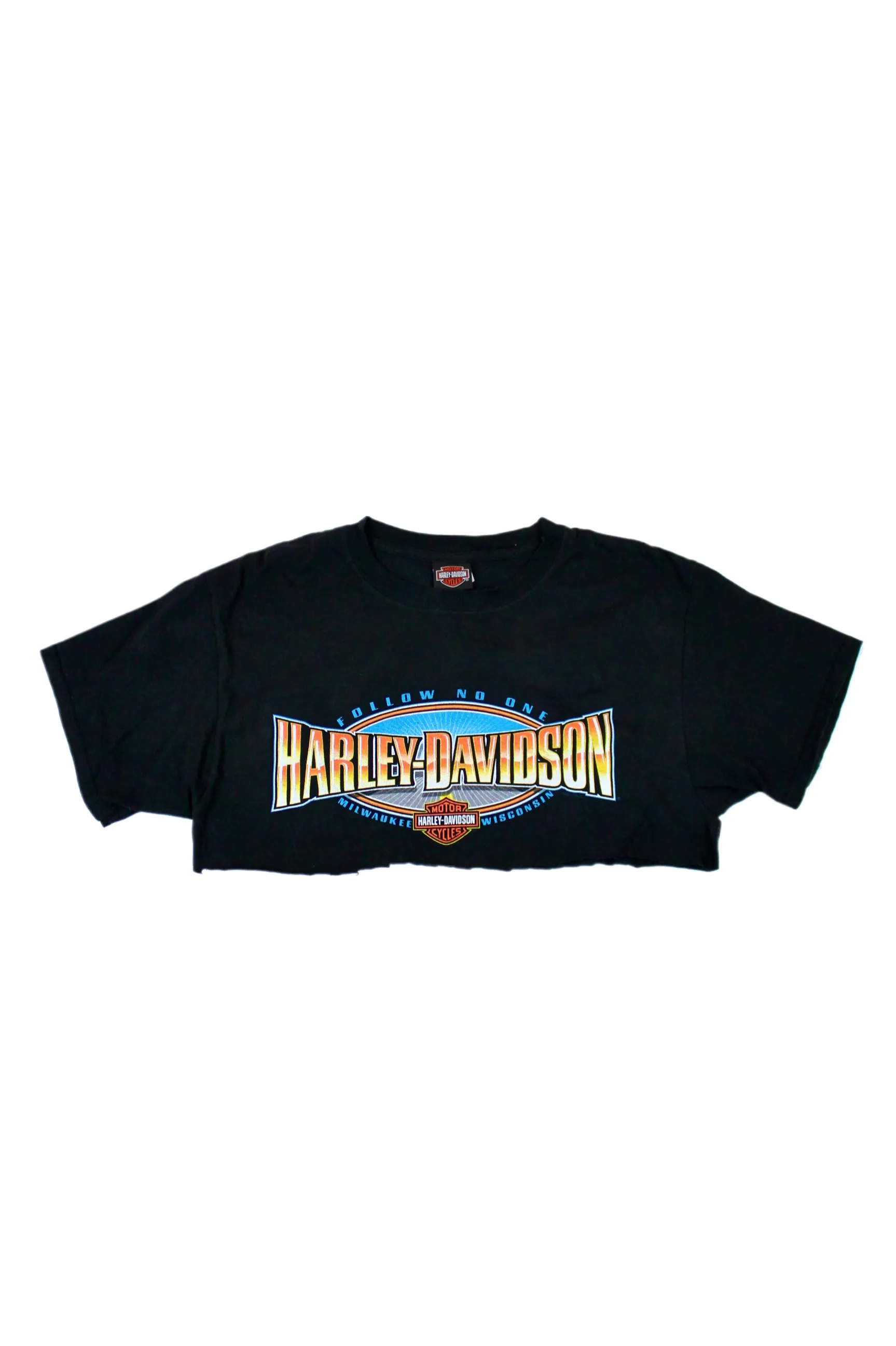 Harley Davidson Motor Cycles - Cut Off Vintage Tee