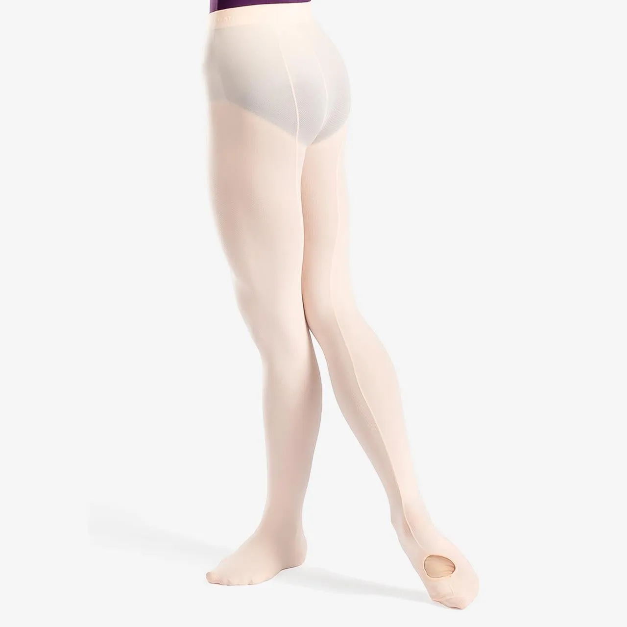 Mesh Seamed Convertible Tights