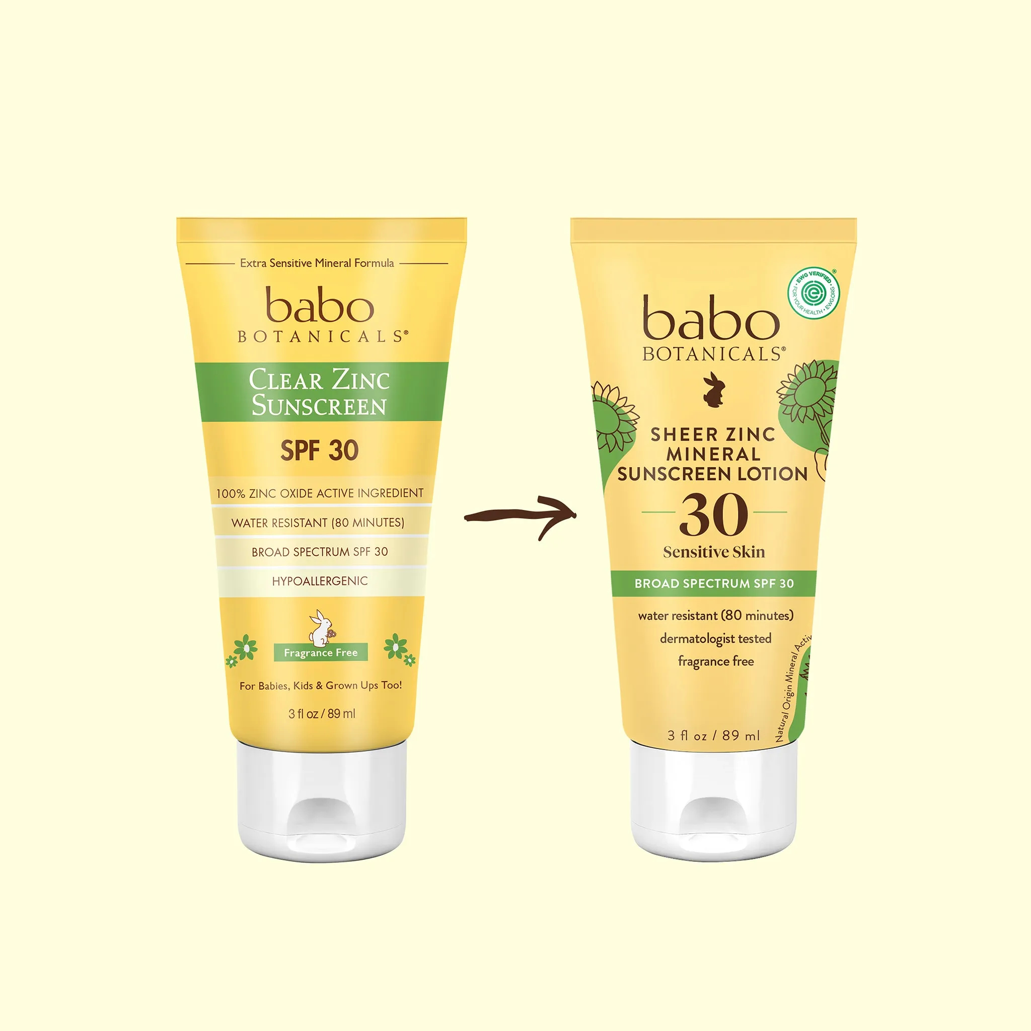 SPF 30 Clear Zinc, Fragrance Free Sunscreen Lotion