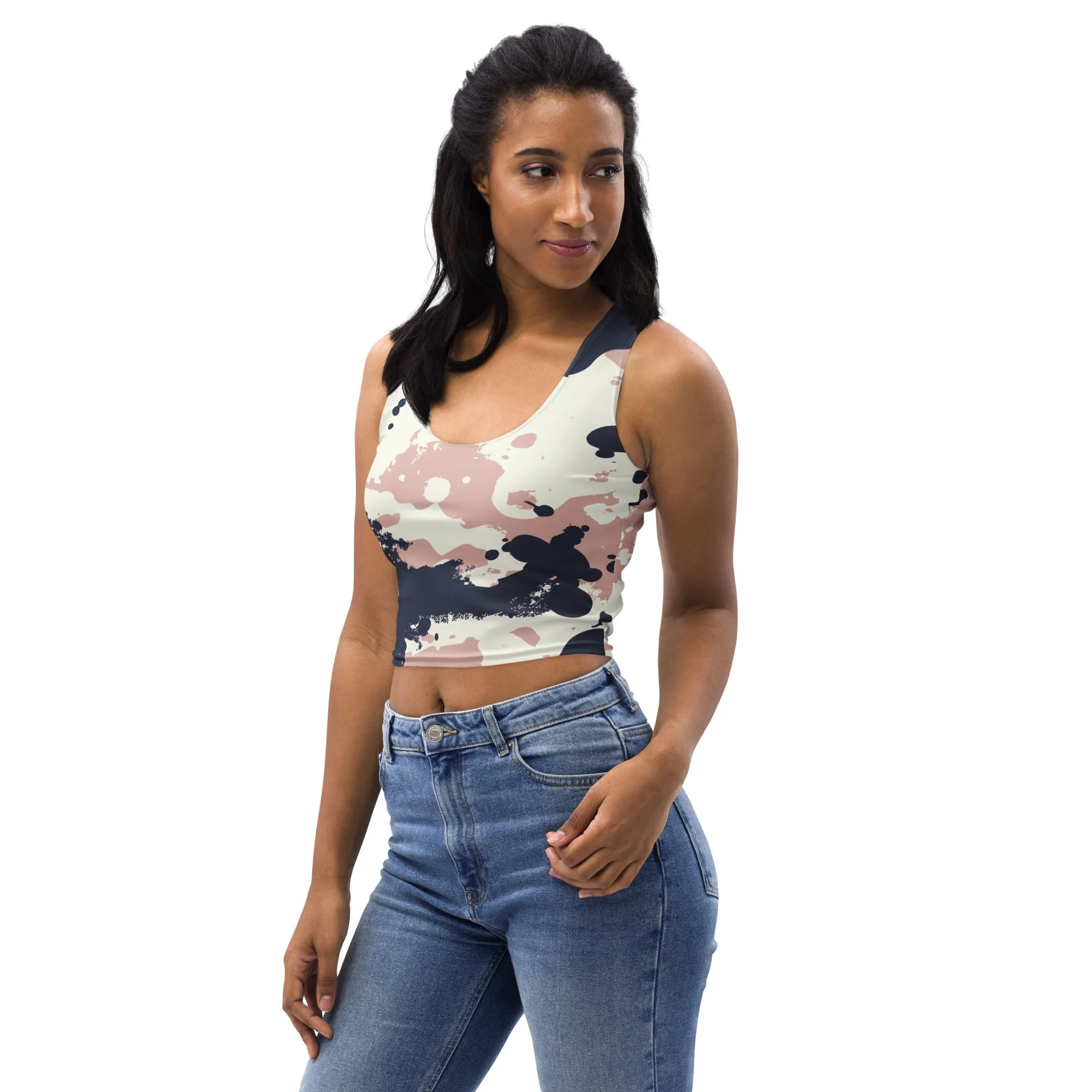 Splattered Crop Top
