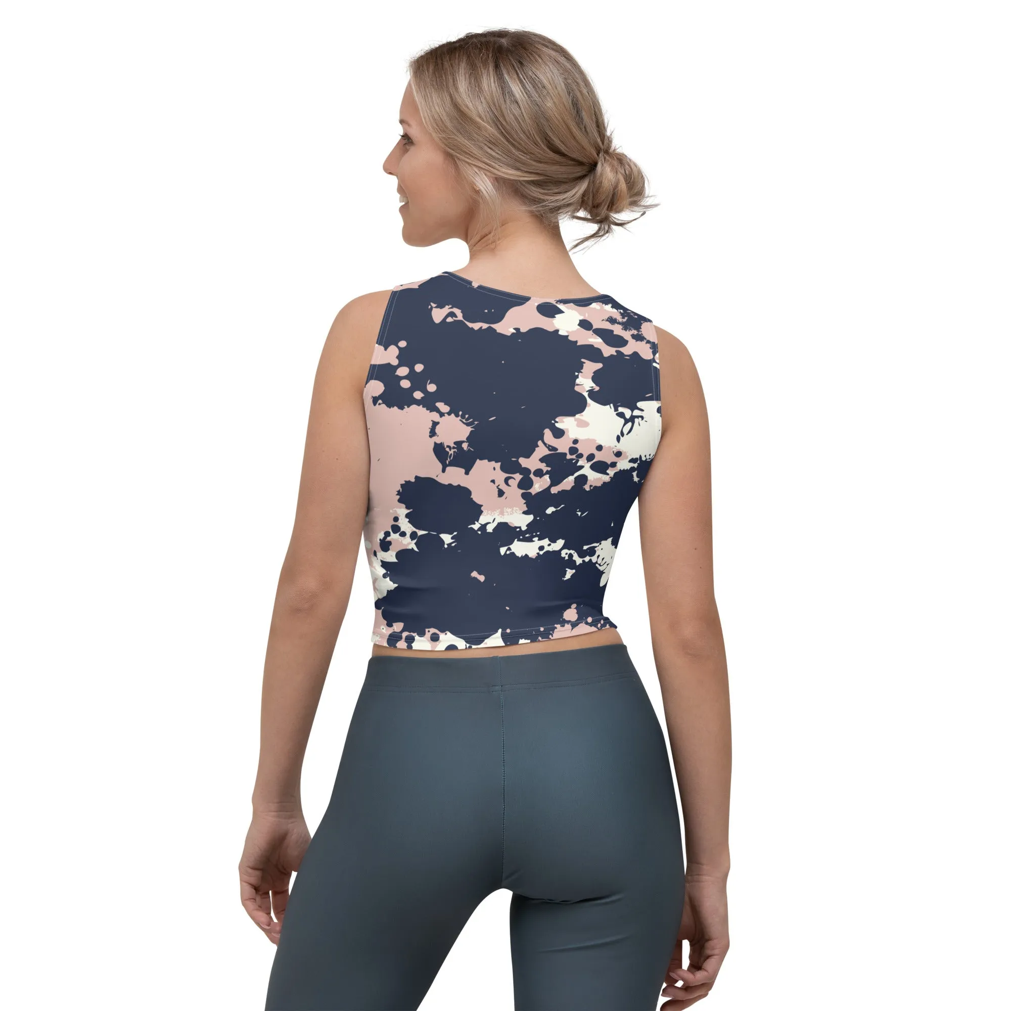Splattered Crop Top