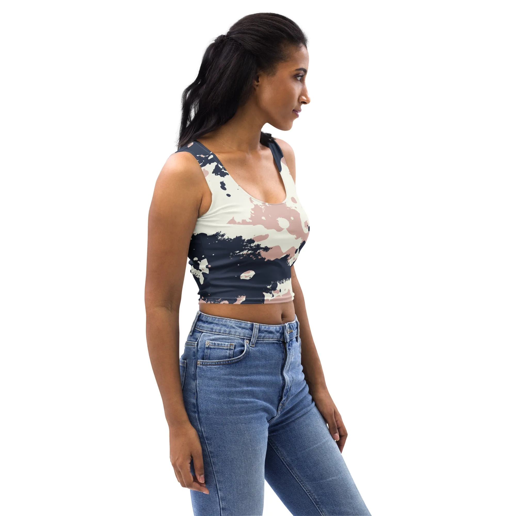 Splattered Crop Top