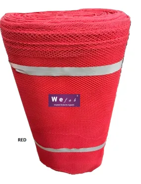 Wefab Cancan Net Fabric Colors 100% Polyester Mesh Tulle Interfacing Multipurpose 40 Inches for Arts Crafts etc